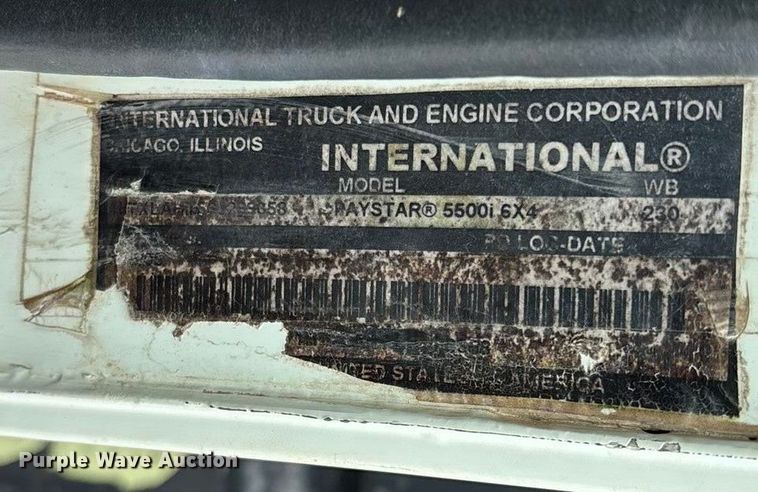 image for item ED2277 2006 International 5500i dump truck