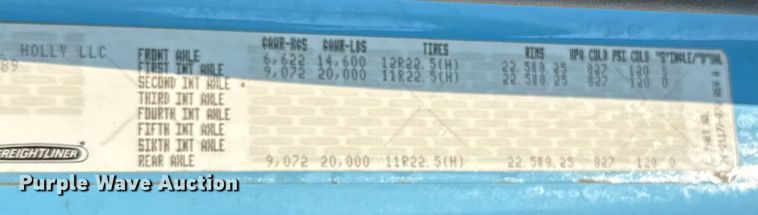 image for item ED5903 2010 Freightliner M2 dump truck