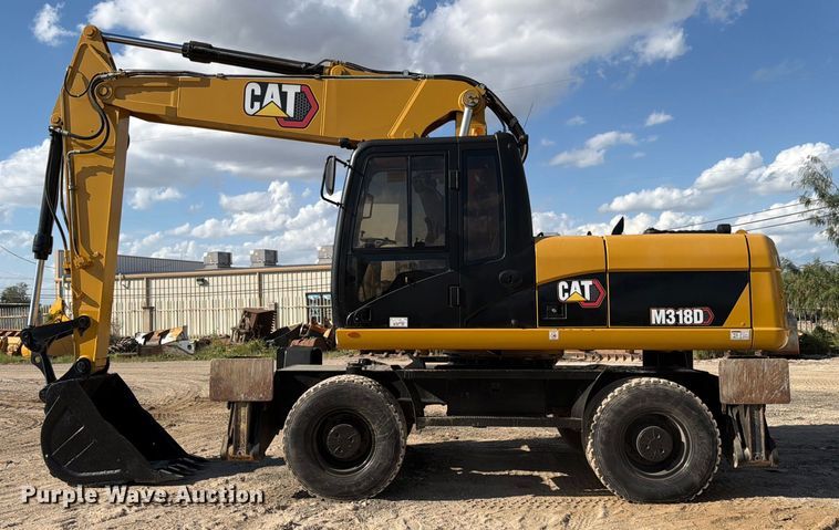 image for item ED5963 2011 Caterpillar M318D wheeled excavator