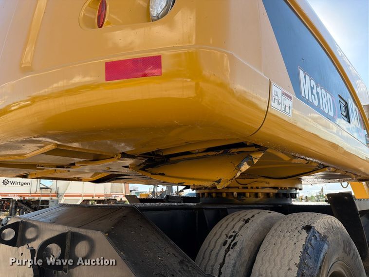 image for item ED5963 2011 Caterpillar M318D wheeled excavator