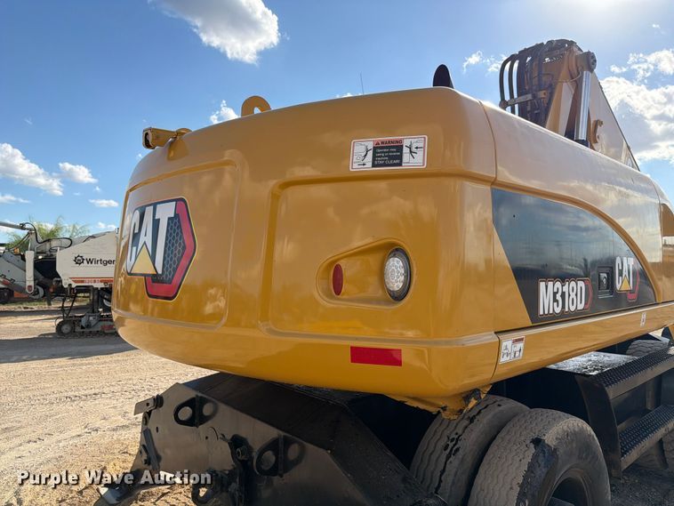 image for item ED5963 2011 Caterpillar M318D wheeled excavator