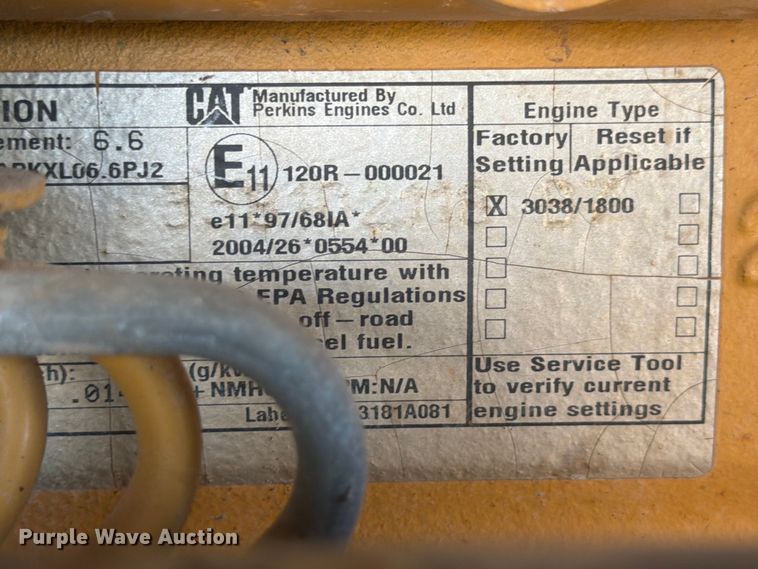 image for item ED5963 2011 Caterpillar M318D wheeled excavator