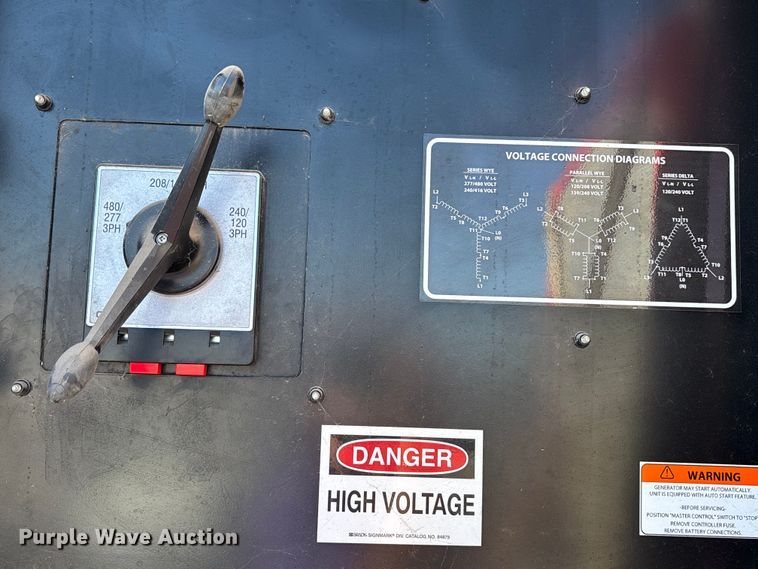 image for item EE4059 2006 Baldor TS250T generator