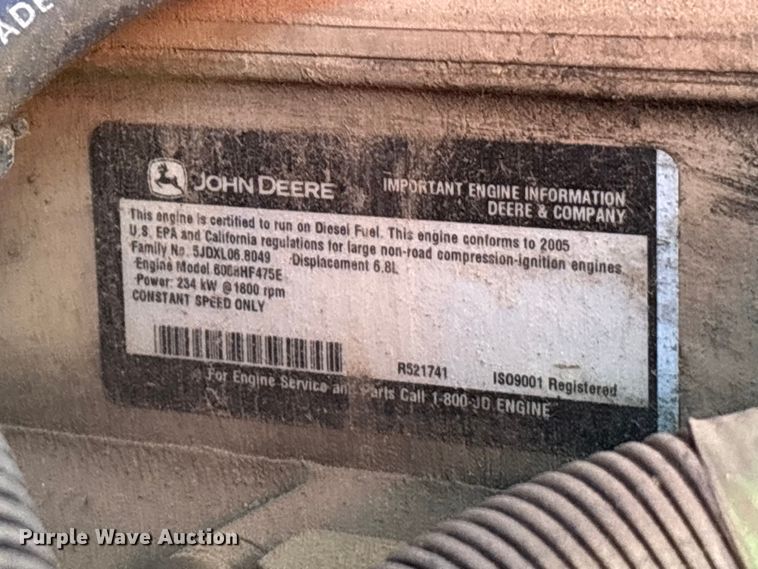 image for item EE4059 2006 Baldor TS250T generator