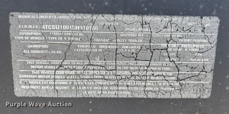 image for item EE4059 2006 Baldor TS250T generator