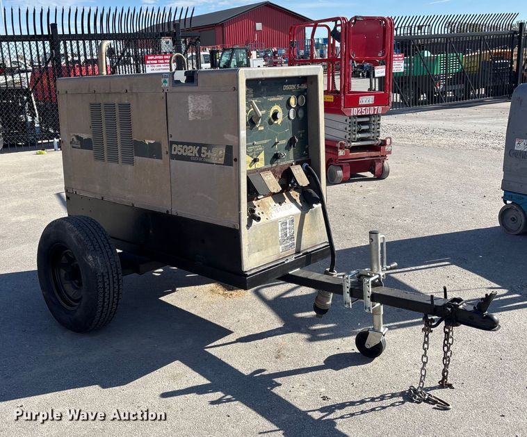 image for item EE4082 Miller D502K 5+20 CC/CV DC diesel welder welder/generator