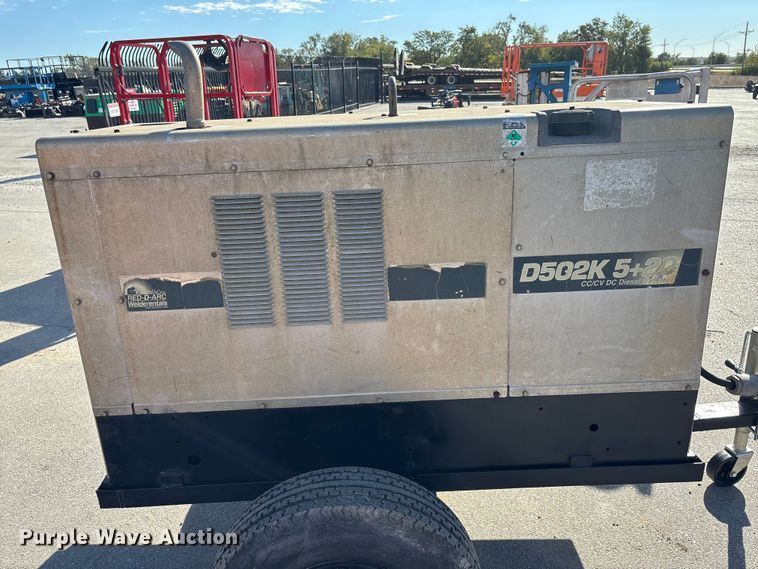 image for item EE4082 Miller D502K 5+20 CC/CV DC diesel welder welder/generator