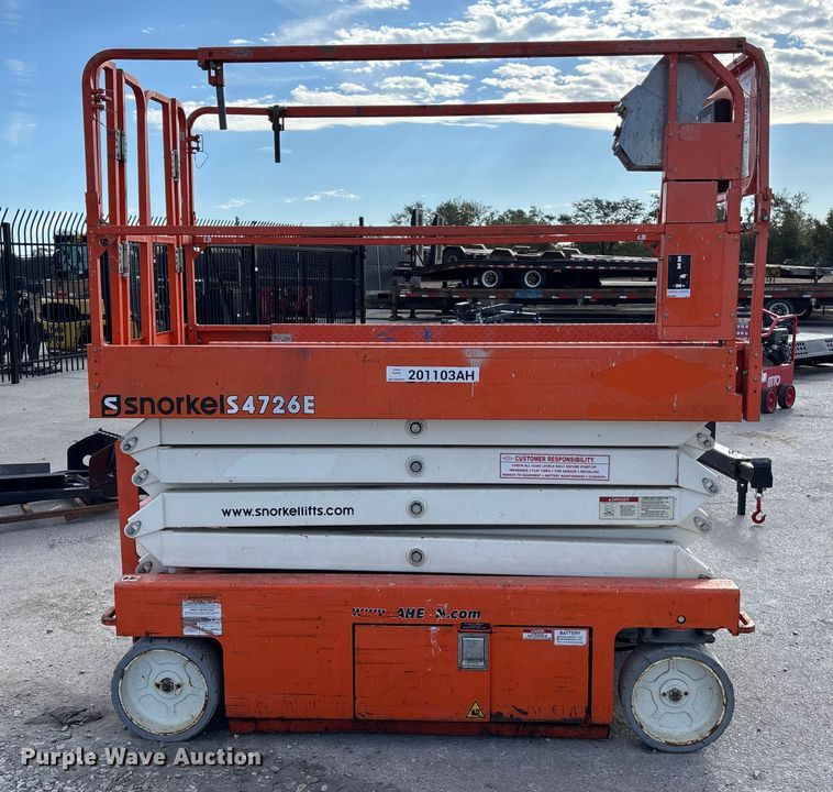 image for item EE4088 2018 Snorkel S4726E scissor lift