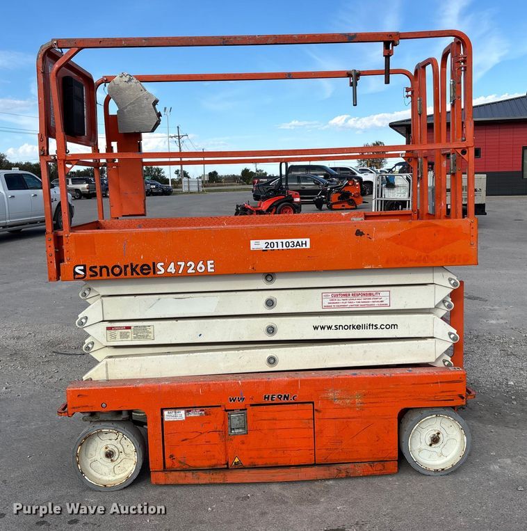 image for item EE4088 2018 Snorkel S4726E scissor lift