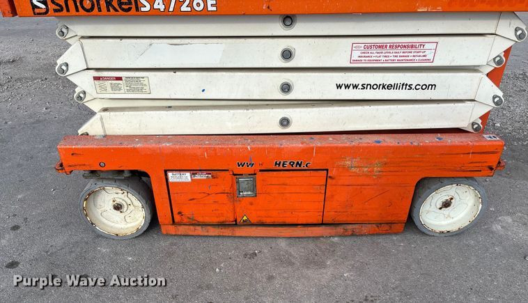 image for item EE4088 2018 Snorkel S4726E scissor lift