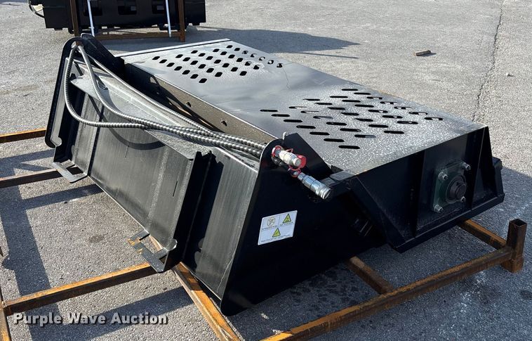 image for item EE4093 2025 GIYI GYRR 78 skid steer power rake