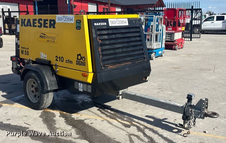 image for item EE4104 2019 Kaeser Mobility M58 air compressor