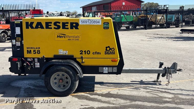 image for item EE4104 2019 Kaeser Mobility M58 air compressor