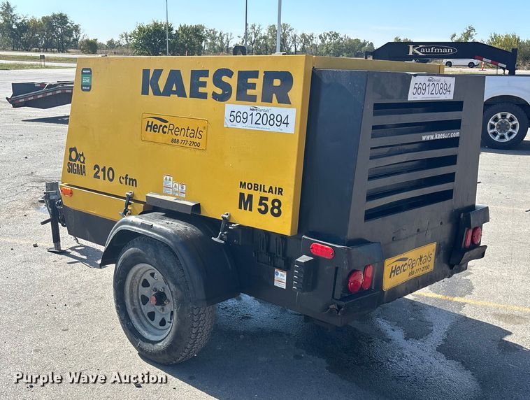 image for item EE4104 2019 Kaeser Mobility M58 air compressor