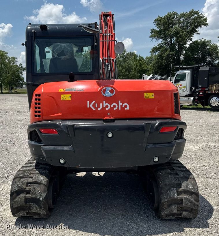 image for item EF2078 2022 Kubota KX080-4 Super Series 2 mini excavator