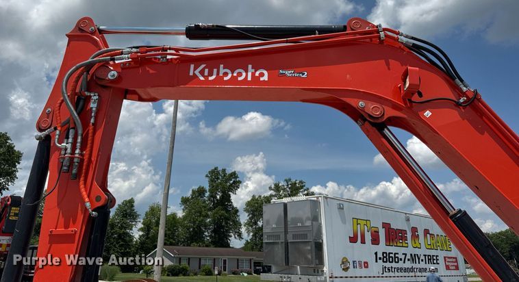 image for item EF2078 2022 Kubota KX080-4 Super Series 2 mini excavator
