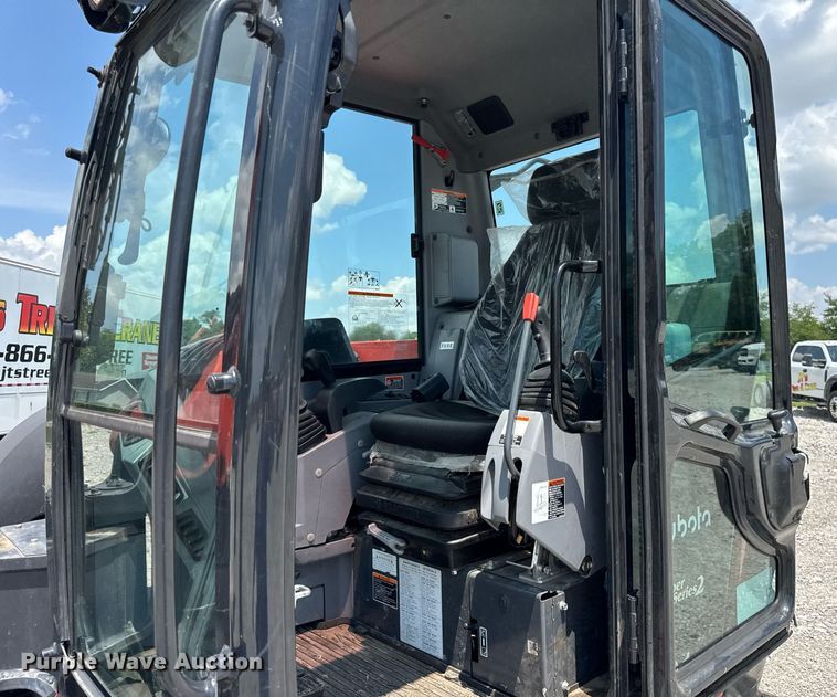 image for item EF2078 2022 Kubota KX080-4 Super Series 2 mini excavator