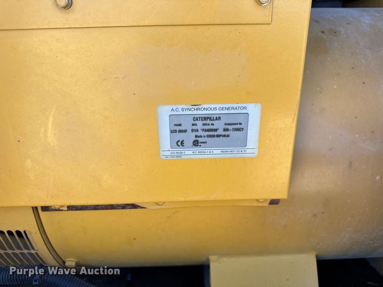 image for item EF2205 2012 Caterpillar XQ100-6 generator