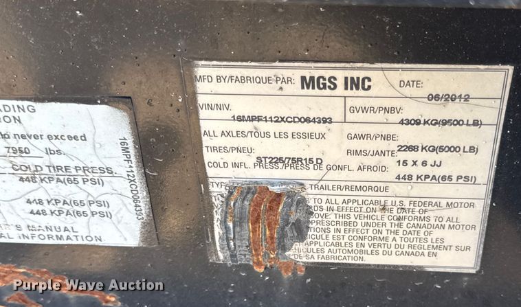 image for item EF2205 2012 Caterpillar XQ100-6 generator