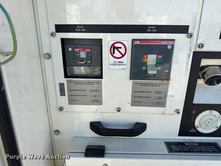 image for item EF2206 2012 Caterpillar XQ100-6 generator