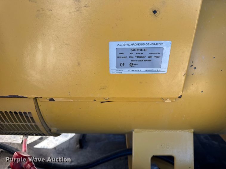 image for item EF2206 2012 Caterpillar XQ100-6 generator