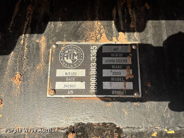 image for item EF6073 2014 John Deere 250G excavator