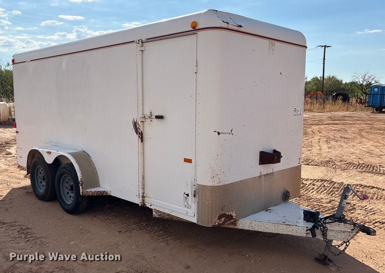 image for item EF6074 2009 W-W  enclosed cargo trailer