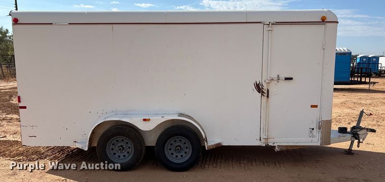 image for item EF6074 2009 W-W  enclosed cargo trailer
