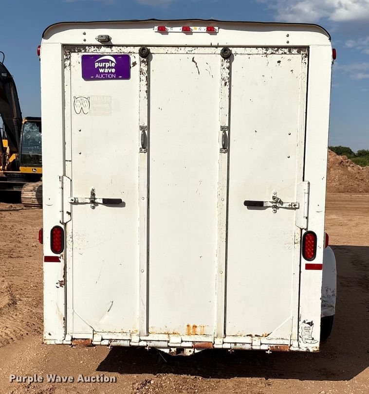 image for item EF6074 2009 W-W  enclosed cargo trailer