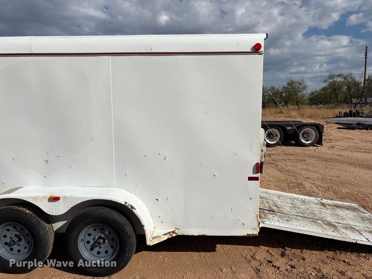 image for item EF6074 2009 W-W  enclosed cargo trailer