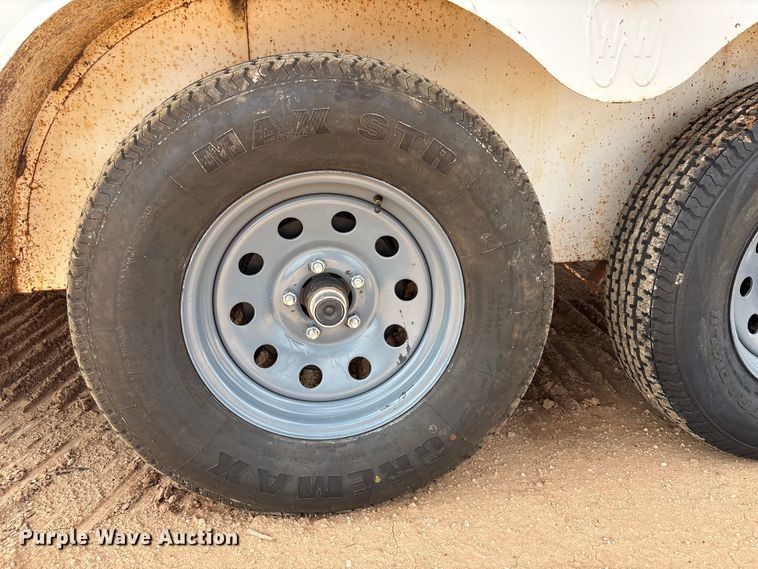 image for item EF6074 2009 W-W  enclosed cargo trailer