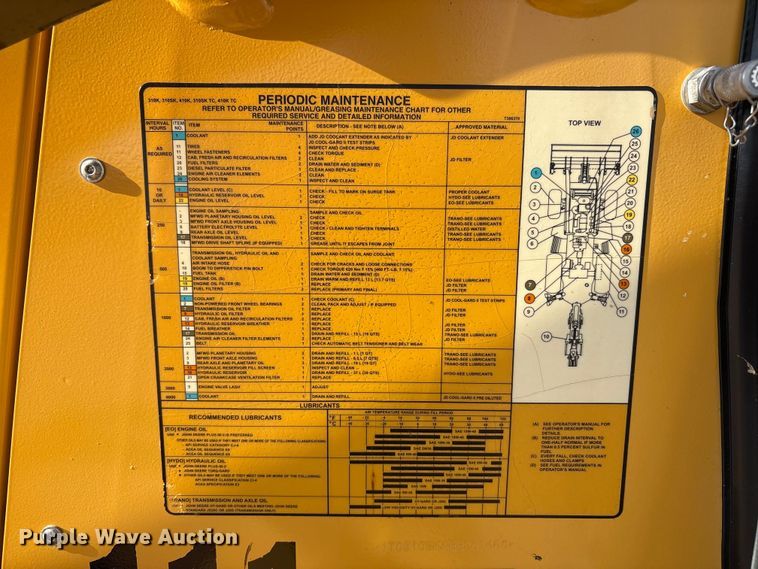 image for item EF6075 2014 John Deere 310SK backhoe