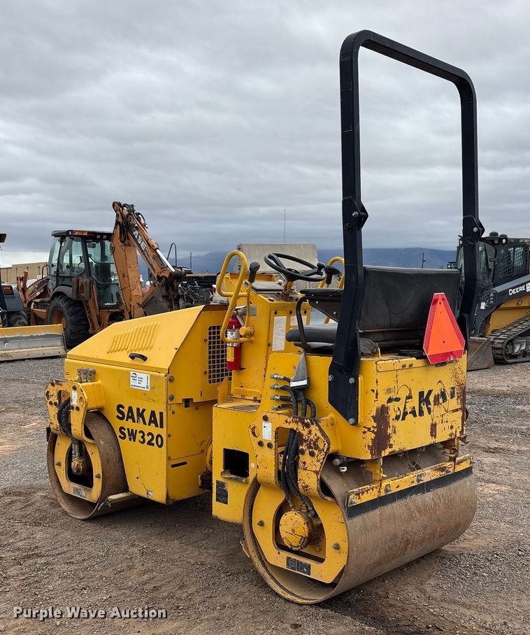 image for item EF6082 2007 Sakai SW320 double drum vibratory roller