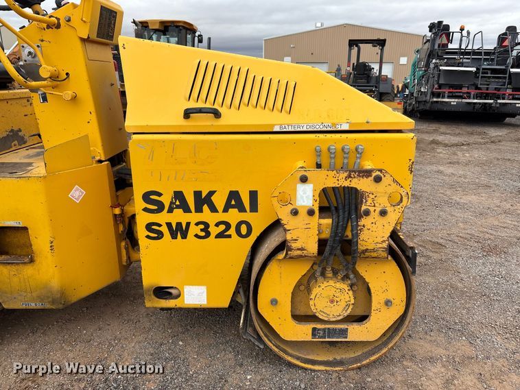 image for item EF6082 2007 Sakai SW320 double drum vibratory roller