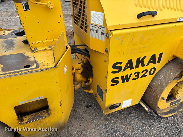 image for item EF6082 2007 Sakai SW320 double drum vibratory roller