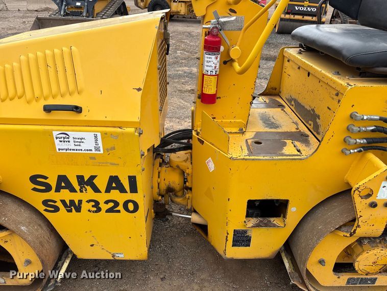 image for item EF6082 2007 Sakai SW320 double drum vibratory roller