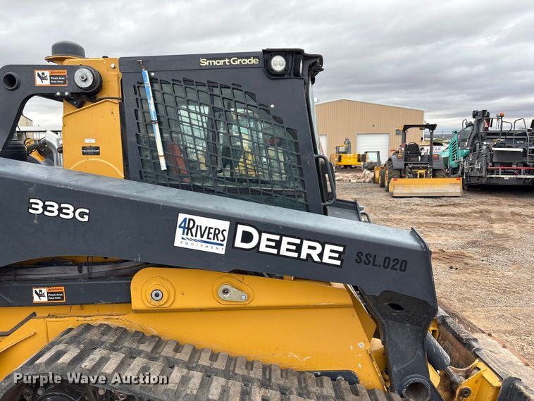 image for item EF6083 2021 John Deere 333G tracked skid steer loader