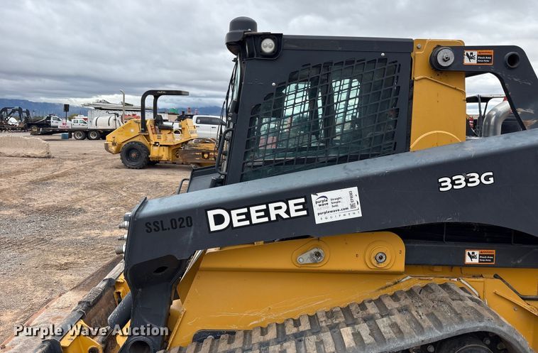 image for item EF6083 2021 John Deere 333G tracked skid steer loader