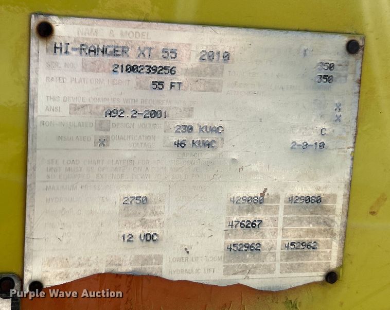 image for item EK8396 2009 GMC C7500 forestry bucket truck