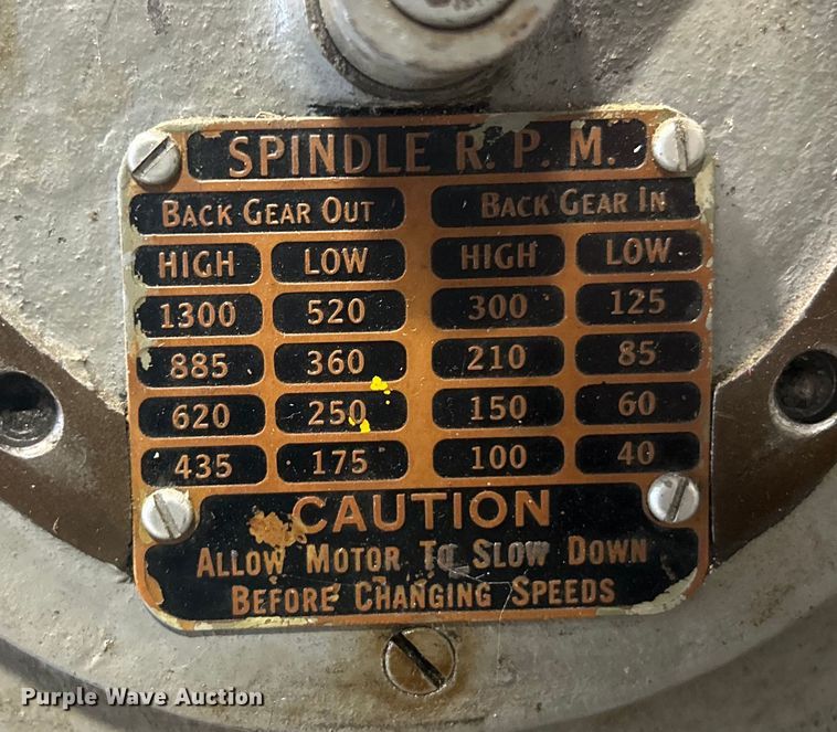 image for item EK8401 Brown & Sharpe lathe