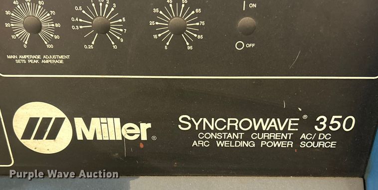 image for item EK8404 Miller Syncrowave 350 welder