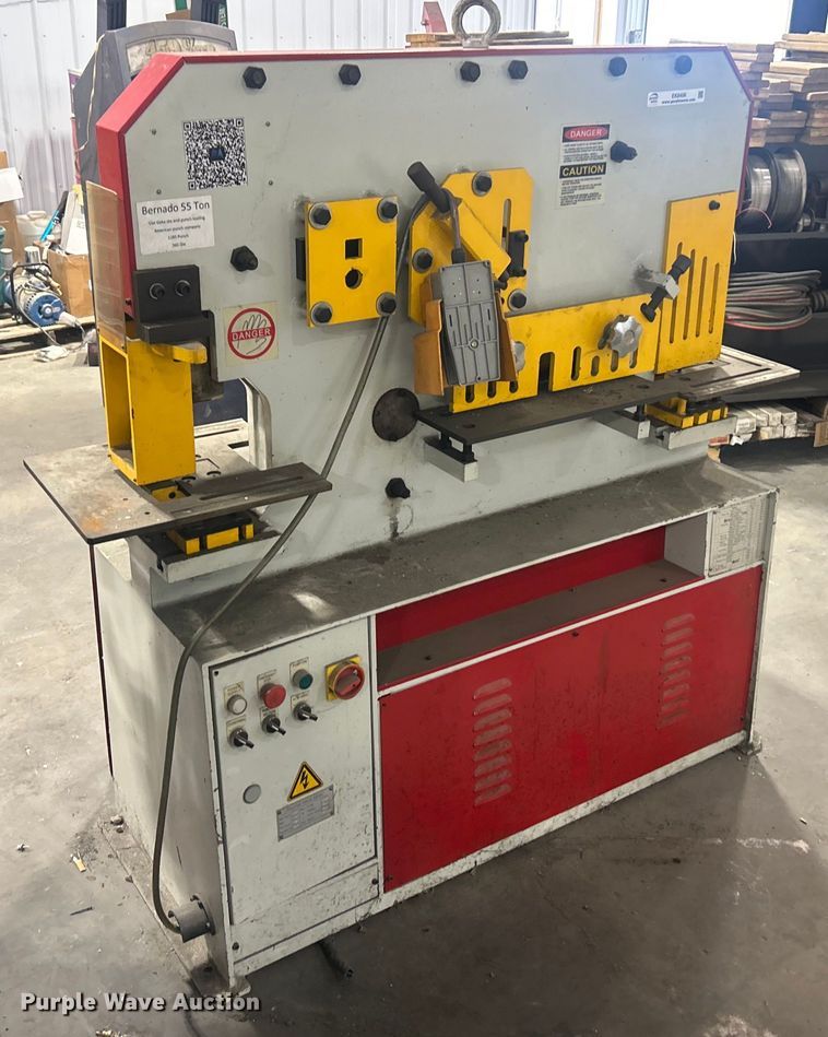 image for item EK8406 Bernado hydraulic iron worker