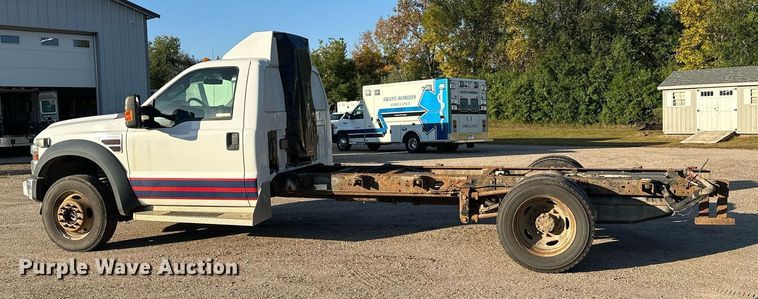 image for item EL0007 2008 Ford F450 van cab and chassis