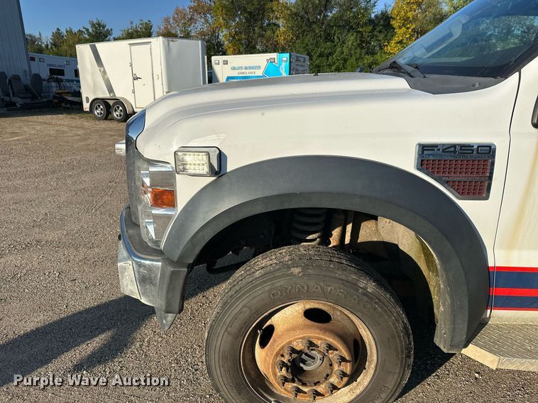 image for item EL0007 2008 Ford F450 van cab and chassis