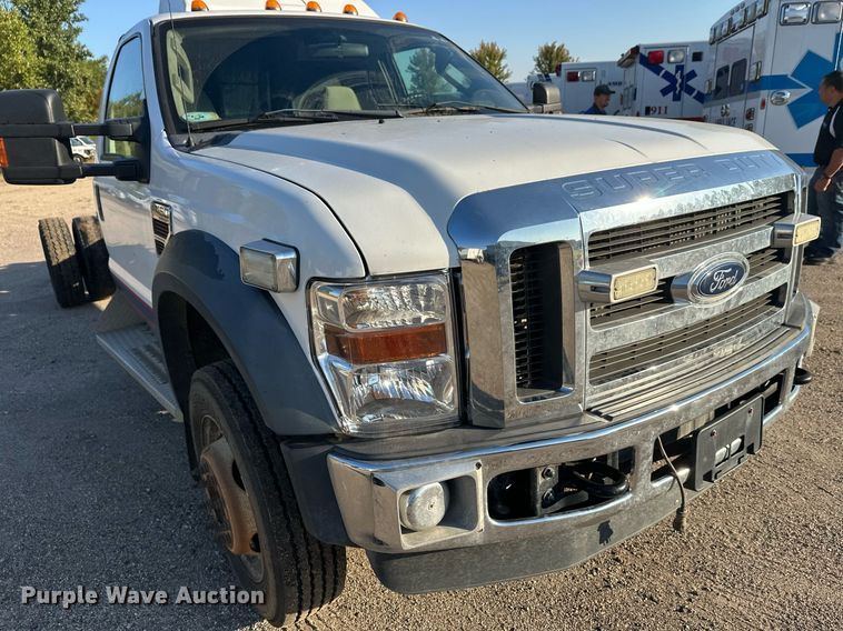 image for item EL0007 2008 Ford F450 van cab and chassis