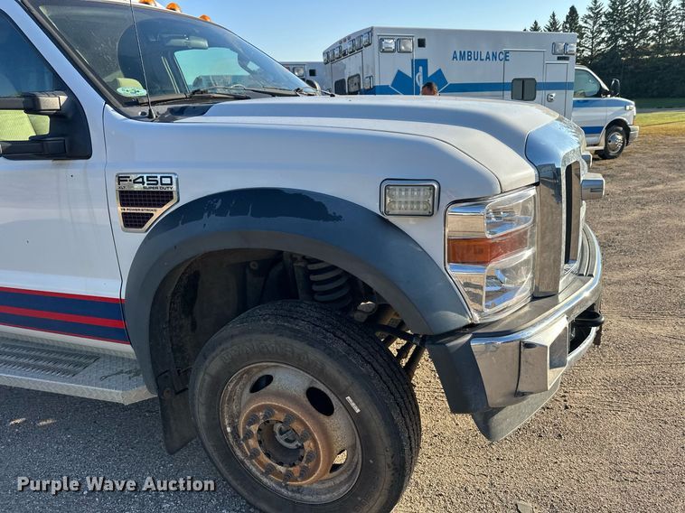 image for item EL0007 2008 Ford F450 van cab and chassis