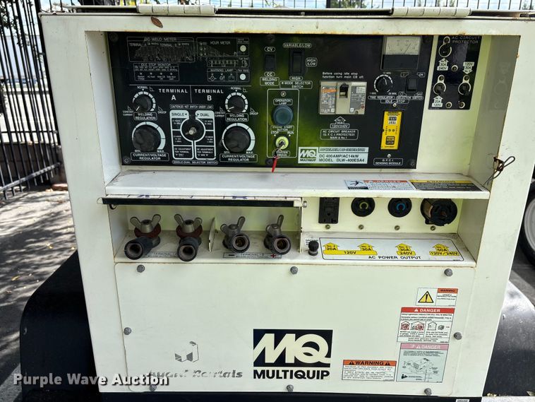 image for item EL6116 2019 Multiquip DLW-400ESA4 welder
