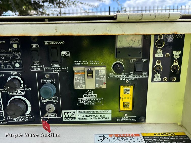 image for item EL6116 2019 Multiquip DLW-400ESA4 welder