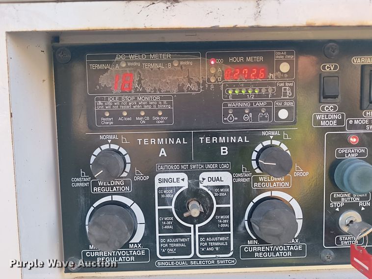 image for item EL6116 2019 Multiquip DLW-400ESA4 welder