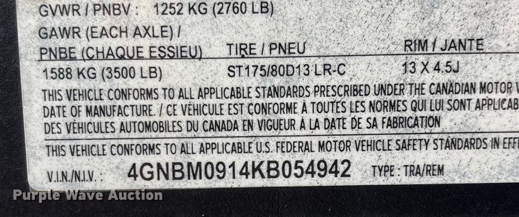 image for item EL6116 2019 Multiquip DLW-400ESA4 welder